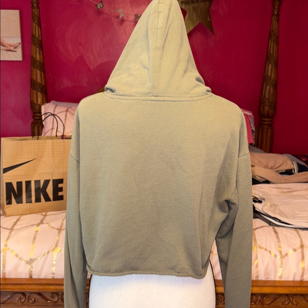 Me to We Olive Hoodie - Picture 3 of 4